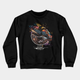 CHUN-LI: SPINNING BIRD KICK - BLACK Crewneck Sweatshirt